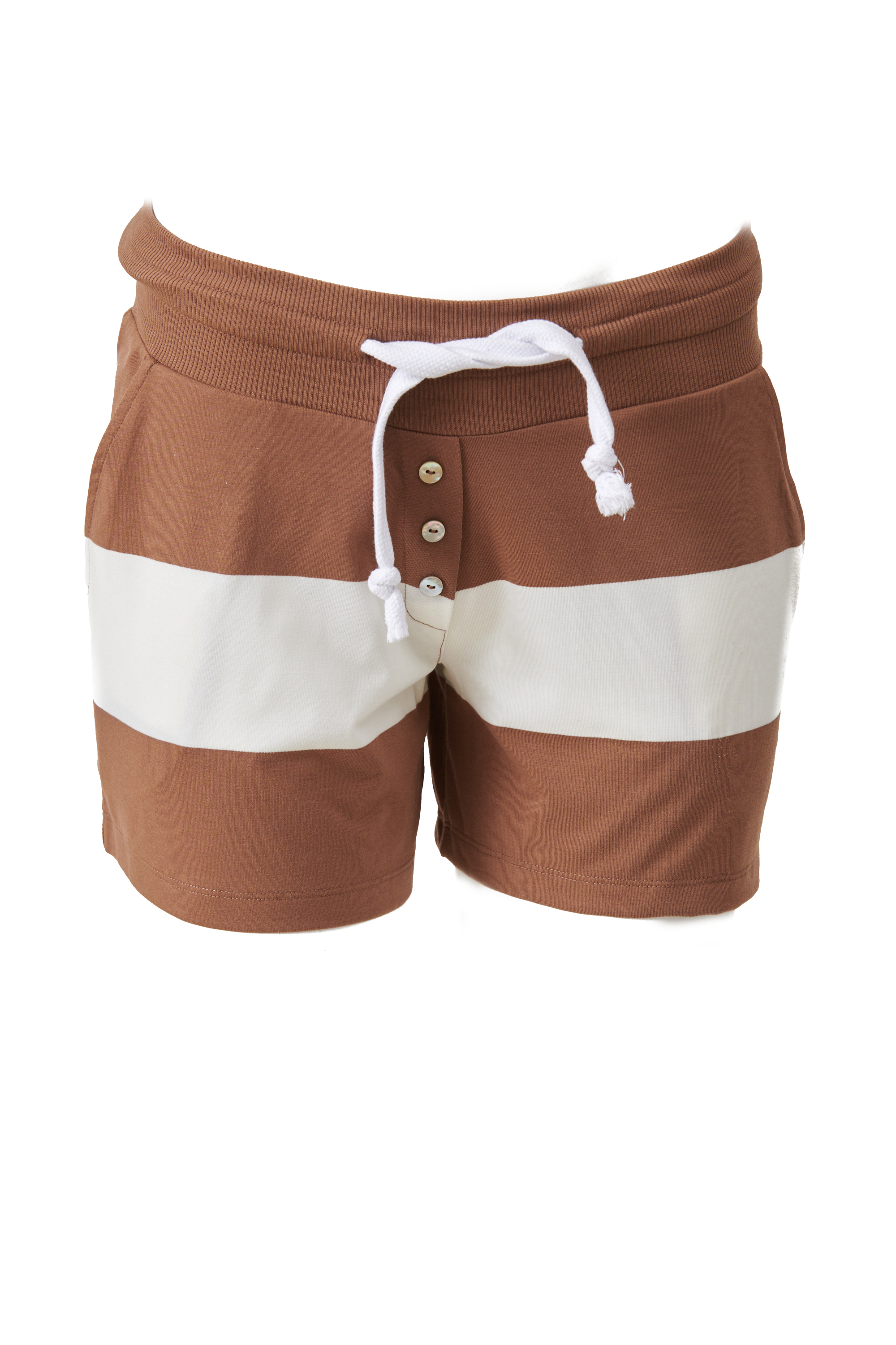 Louis & Louisa PURE Shorty, camel gestreift