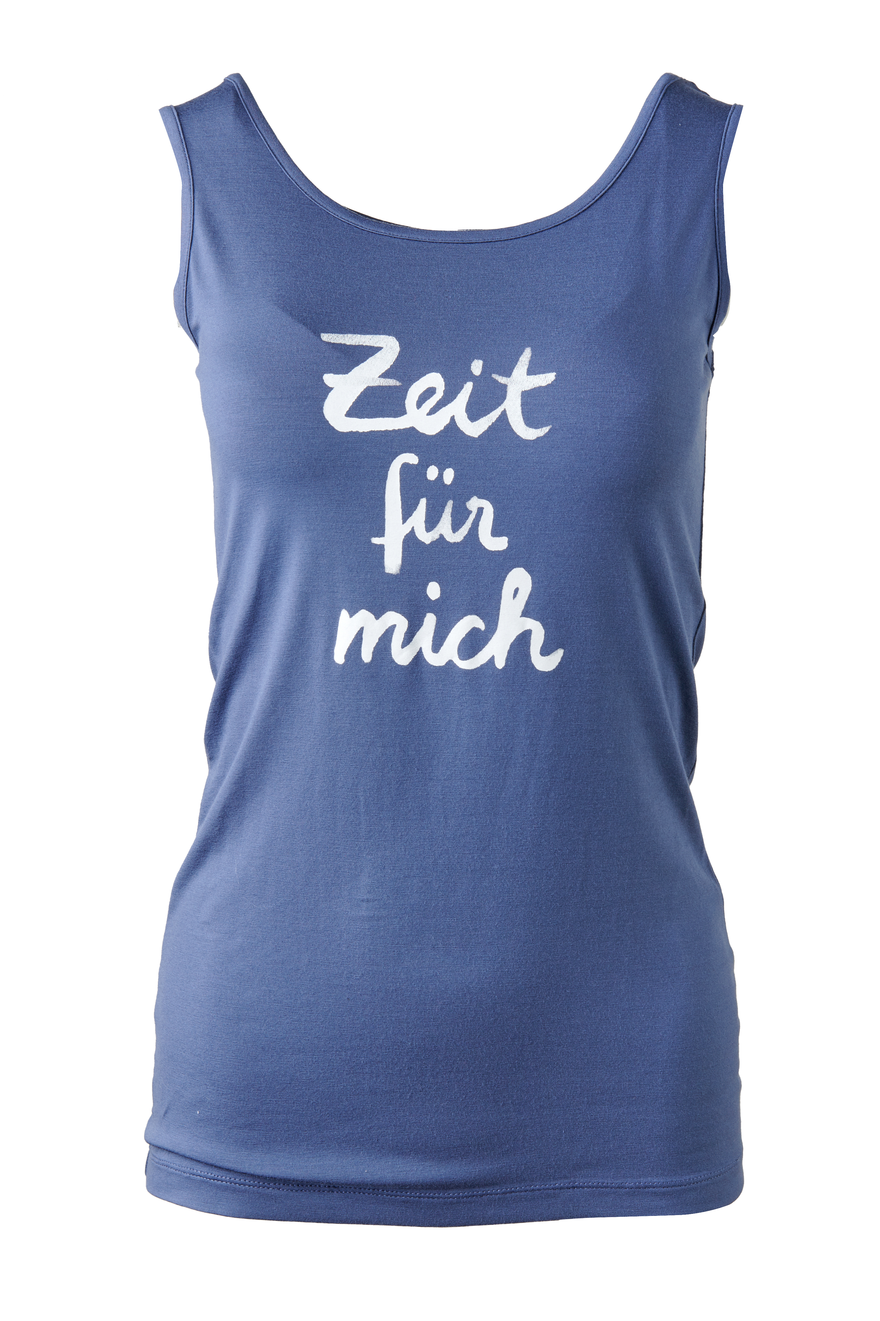 Louis & Louisa YOGA Tanktop Spruch "Zeit für mich", blau