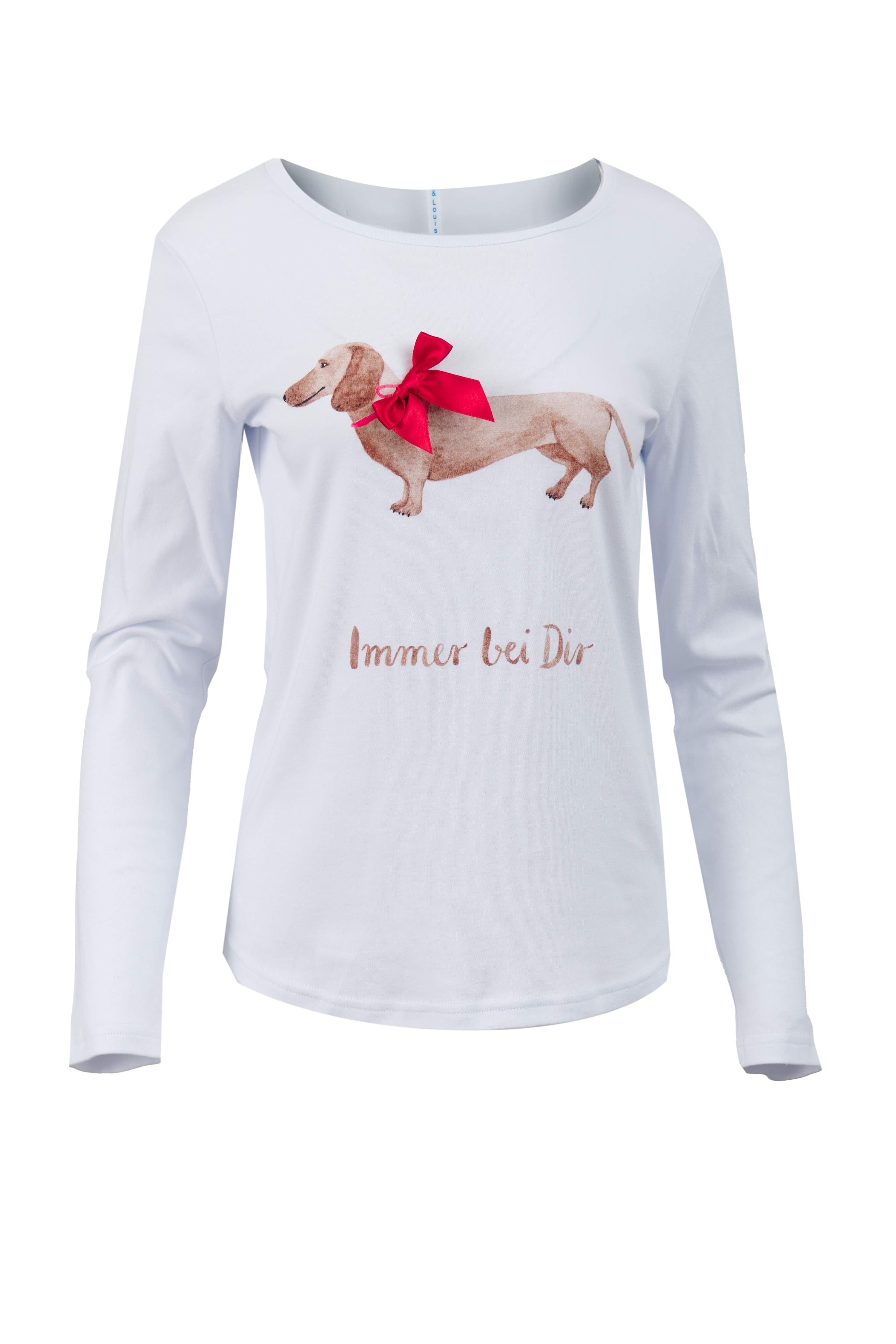 Louis & Louisa Shirt Damen Dackel "Immer bei dir"