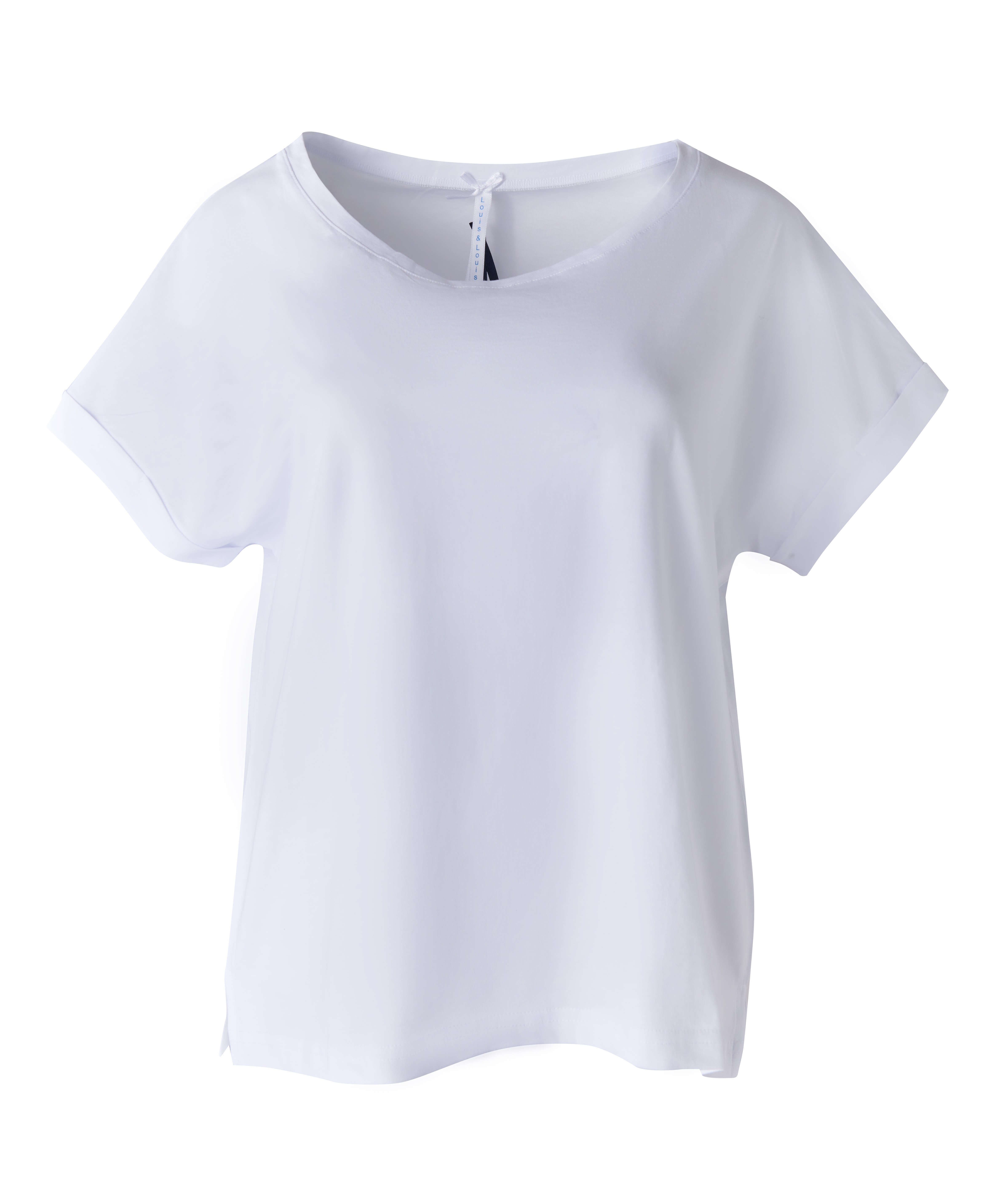 Louis & Louisa Shirt Damen Oversize "Sommerträume", weiß