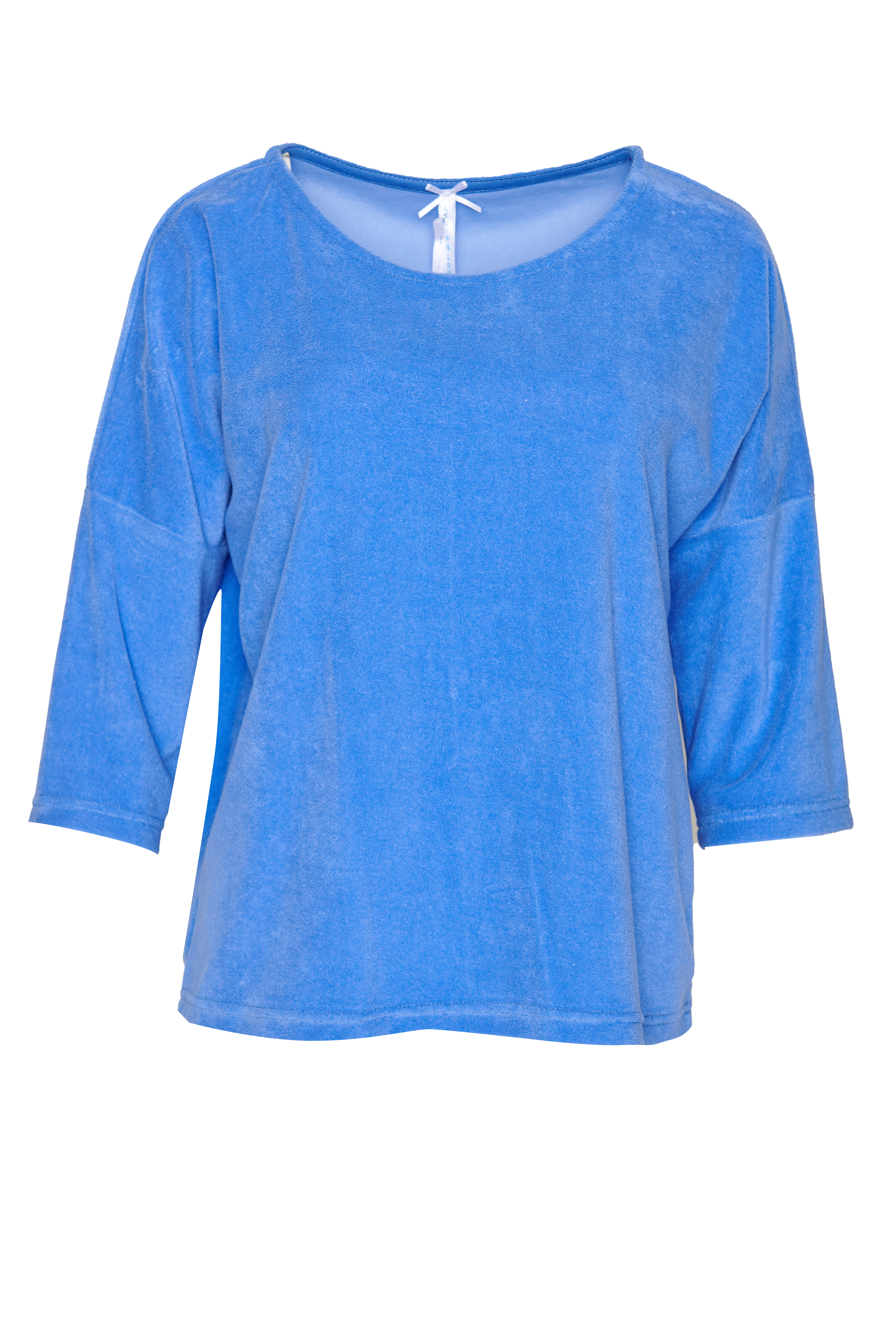 Louis & Louisa Shirt Oversize, blau Frottee