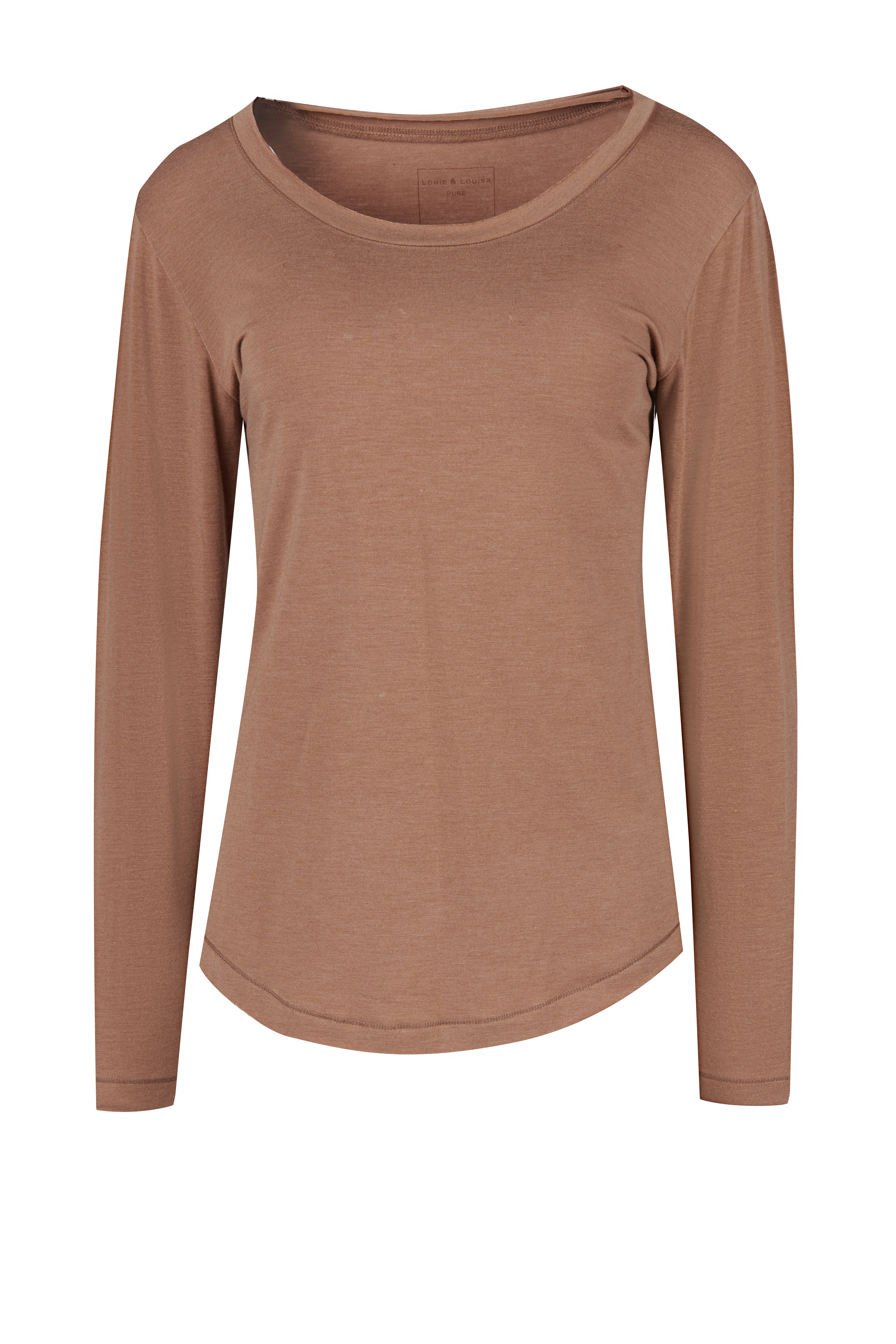 Louis & Louisa PURE T-Shirt langarm, camel